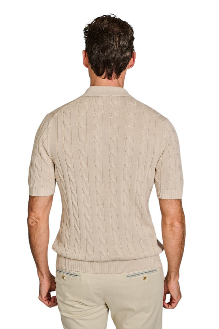 Gran Sasso Men polo shirt men's sand