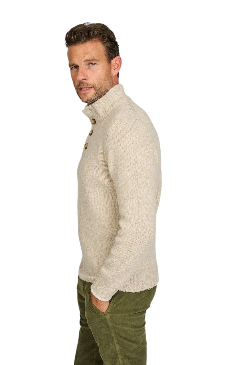 Gran Sasso Men pull trui heren beige 10102 25704 848