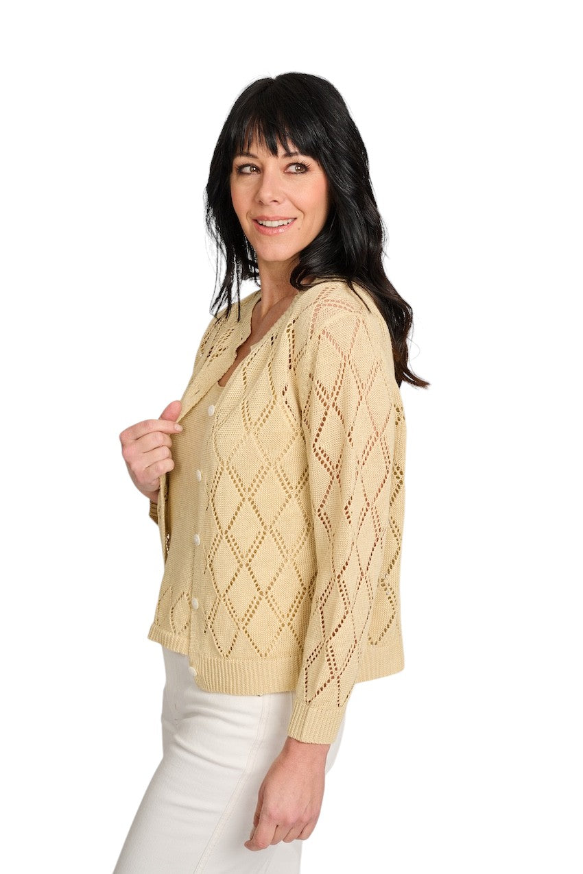 Hemisphere gilet dames geel 261X832-12 254