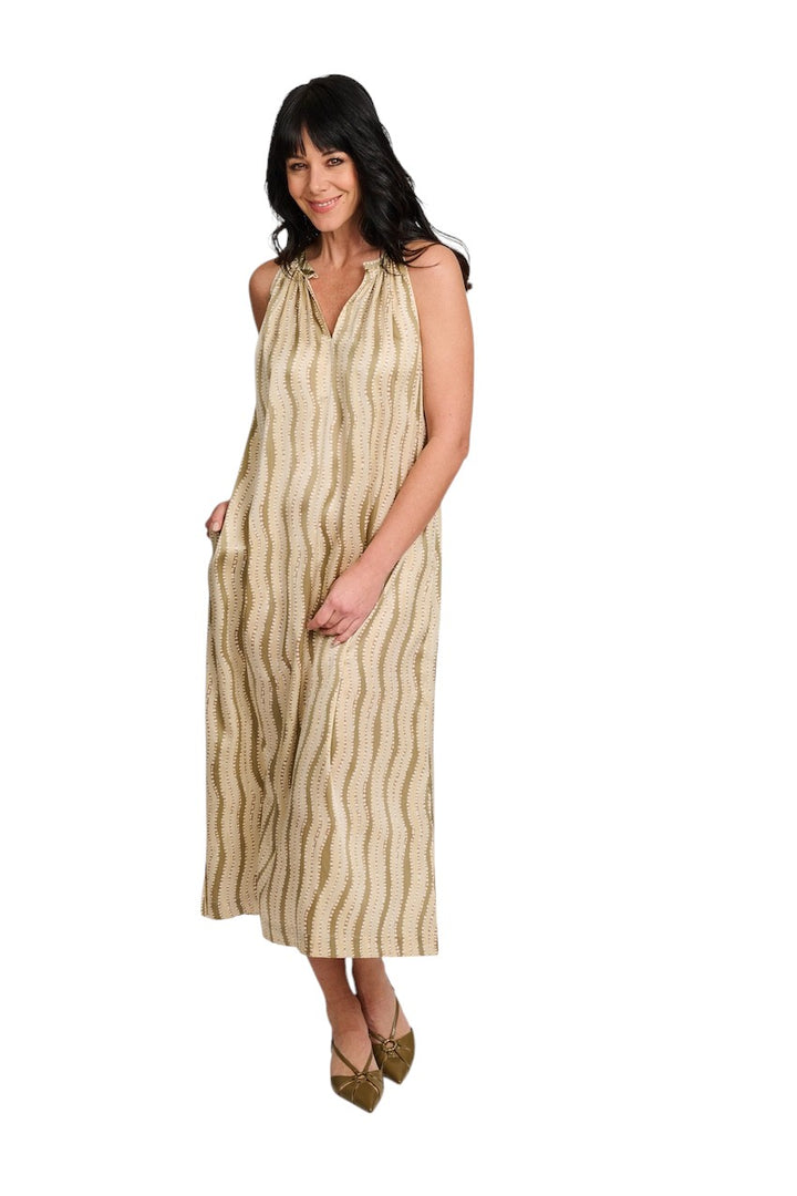 Hemisphere kleedje dames khaki 261FASSI-6 26AA