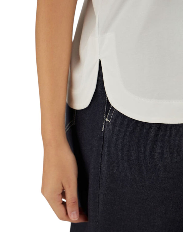 Herno Women t-shirt korte mouwen dames wit JG000325D-52003-1000