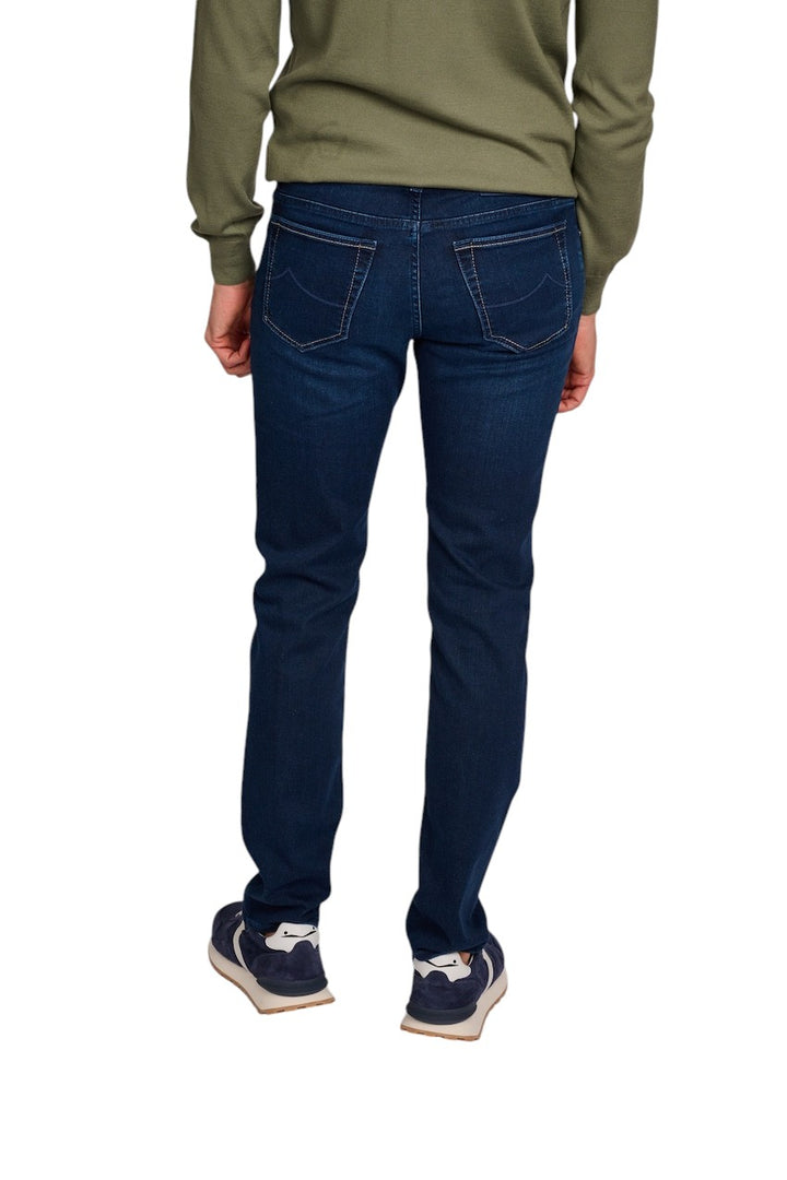 Jacob Cohen Men jeans heren donker blauw slim fit Bard JUM_QM004 063 P0021.100D R2
