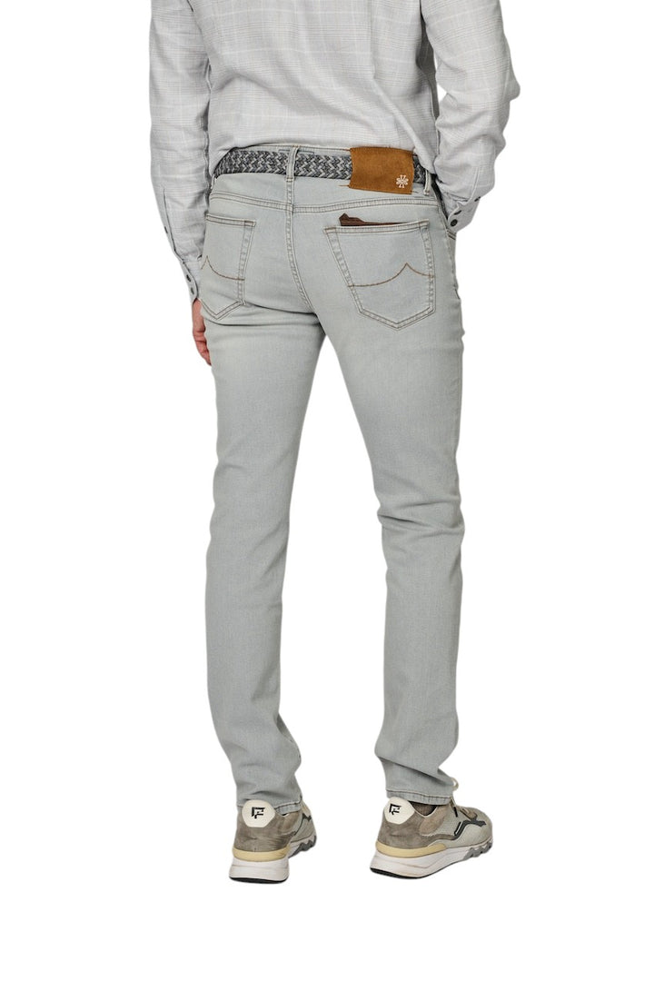 Jacob Cohen Men jeans heren licht grijs SLIM FIT WITH ZIPPER BARD JUM_QE009 053 S3618 V2 900D
