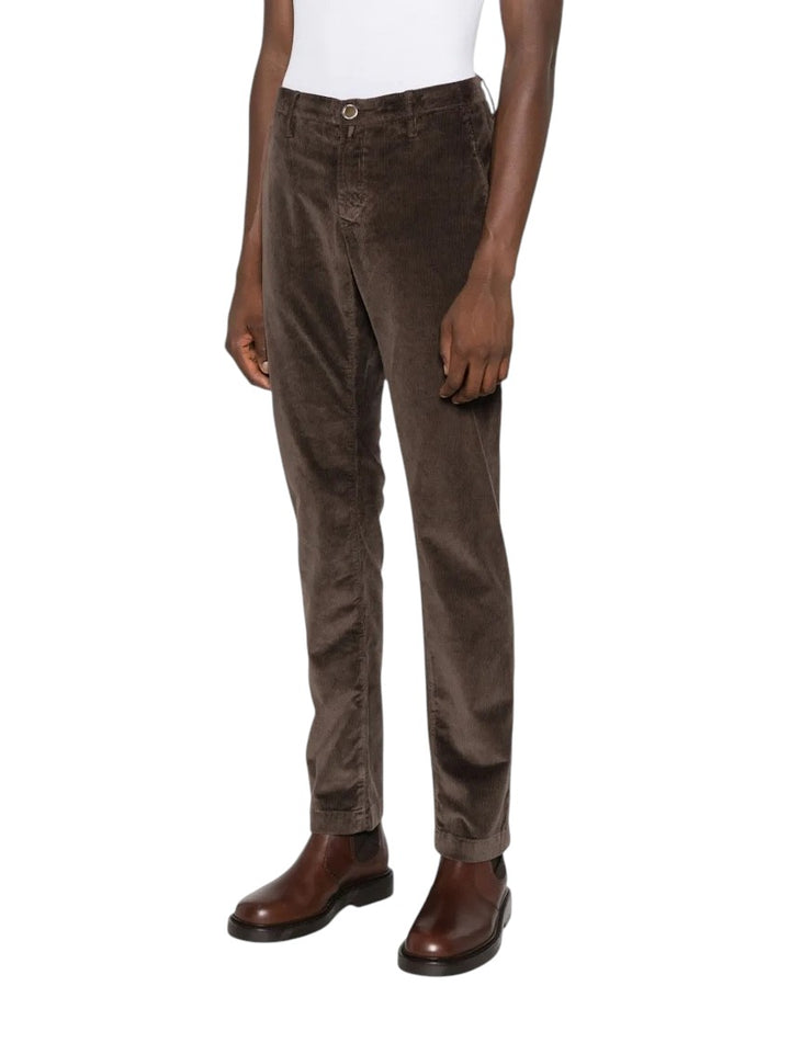 Jacob Cohen Uomini pantaloni sportivi uomo marrone SLIM FIT BOBBY