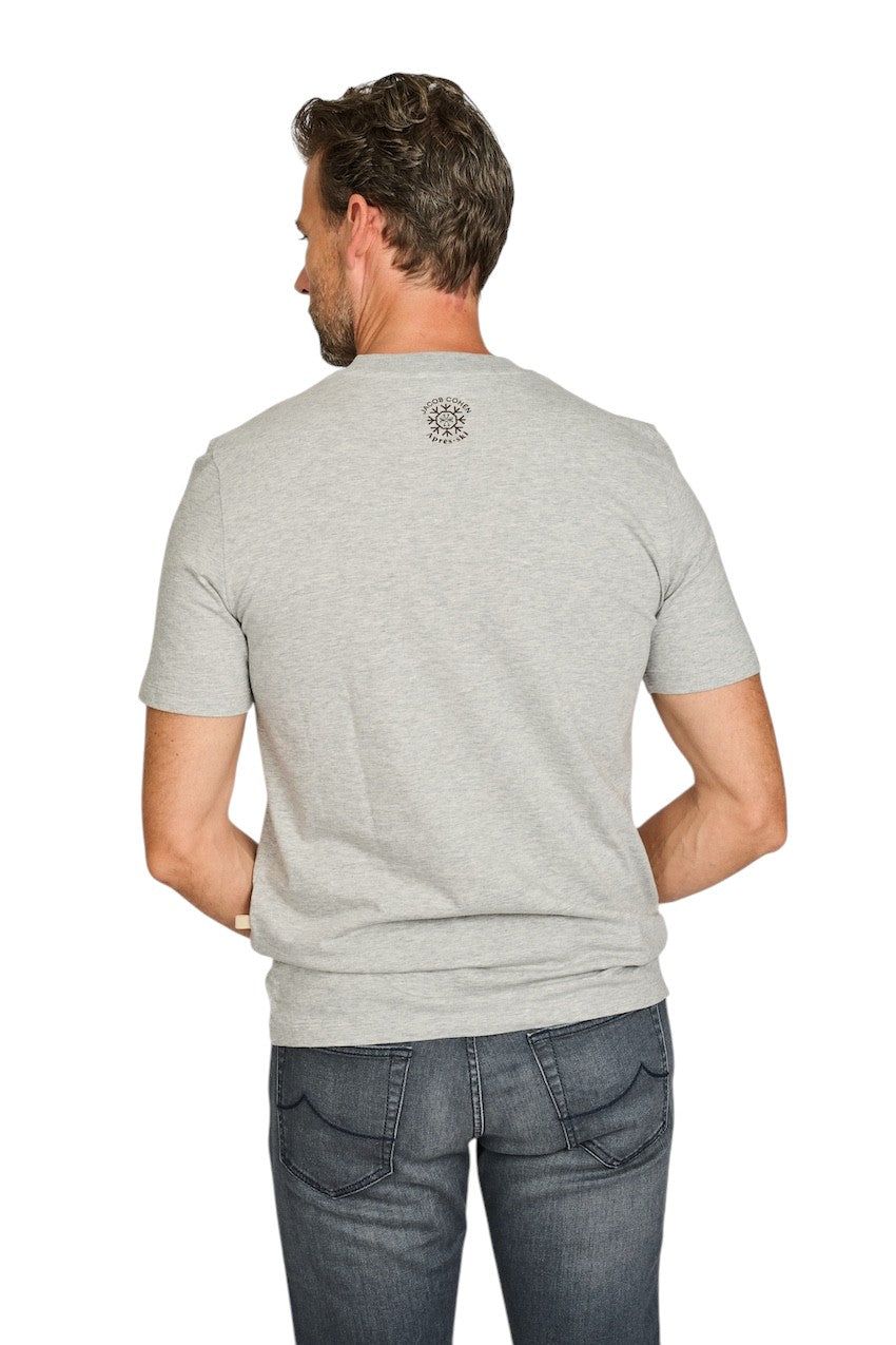 Jacob Cohen Men t-shirt heren grijs JUR_4R002 001