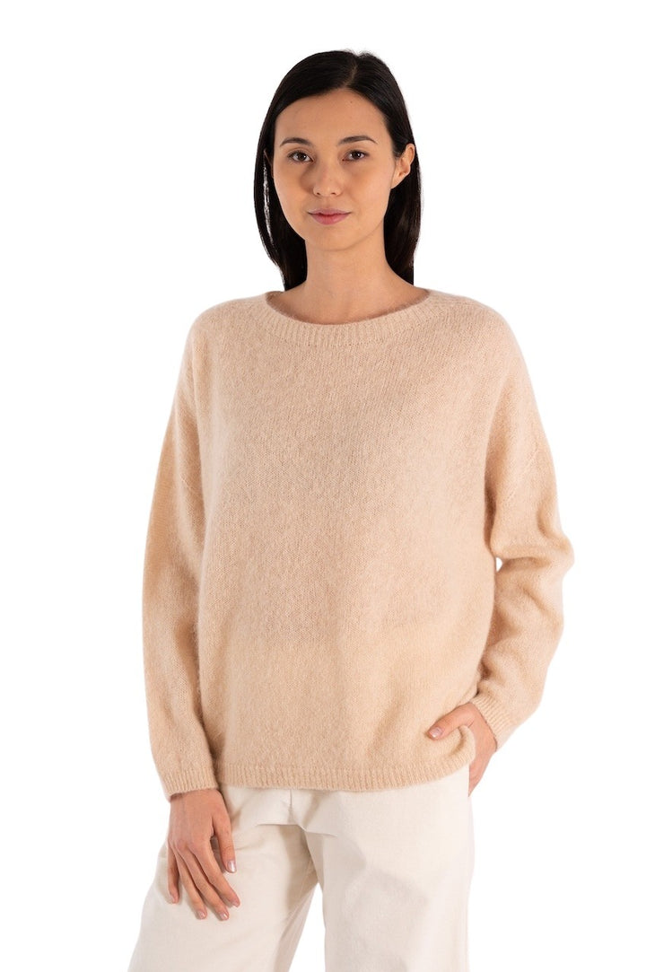 Jeff pullover da donna beige