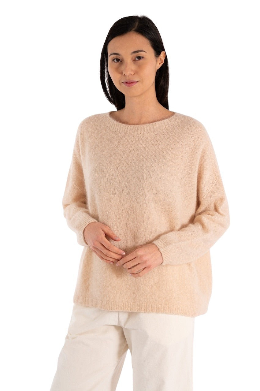 Jeff Pullover til damer beige