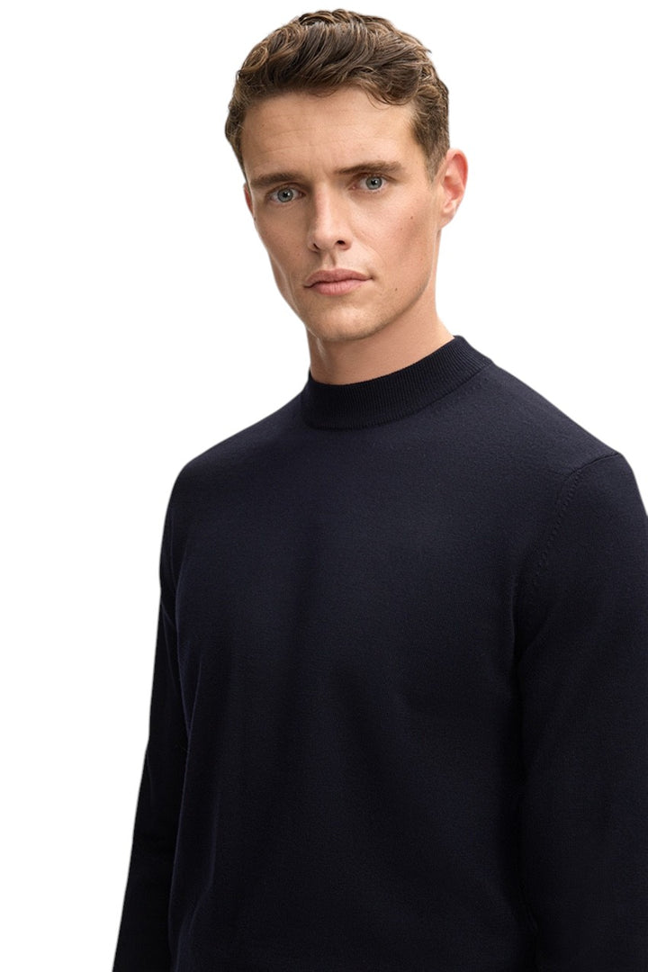 Joop pull trui ronde hals heren donker blauw DAVIDE 10012053 404