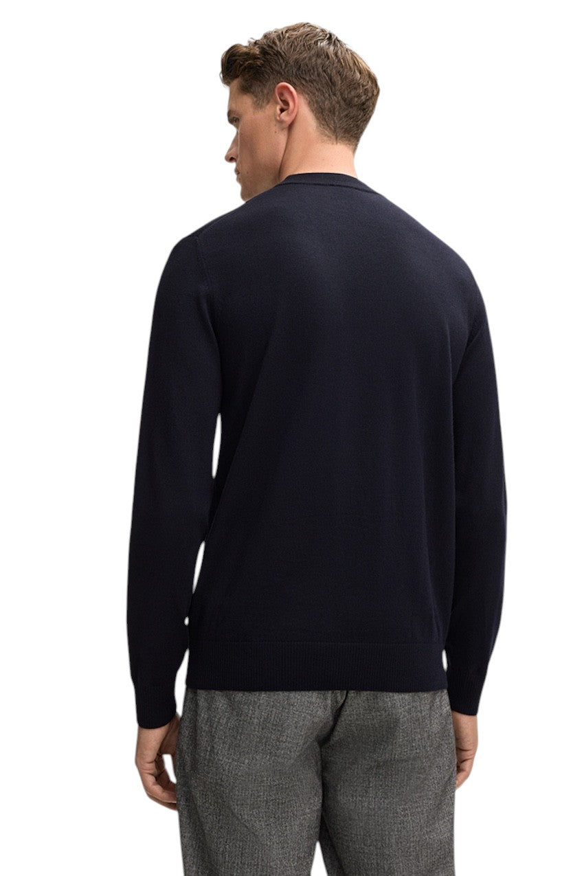 Joop pull trui ronde hals heren donker blauw DAVIDE 10012053 404