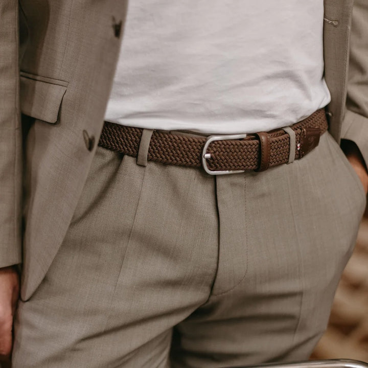 La Boucle riem heren bruin FLORENCE MONO BROWN