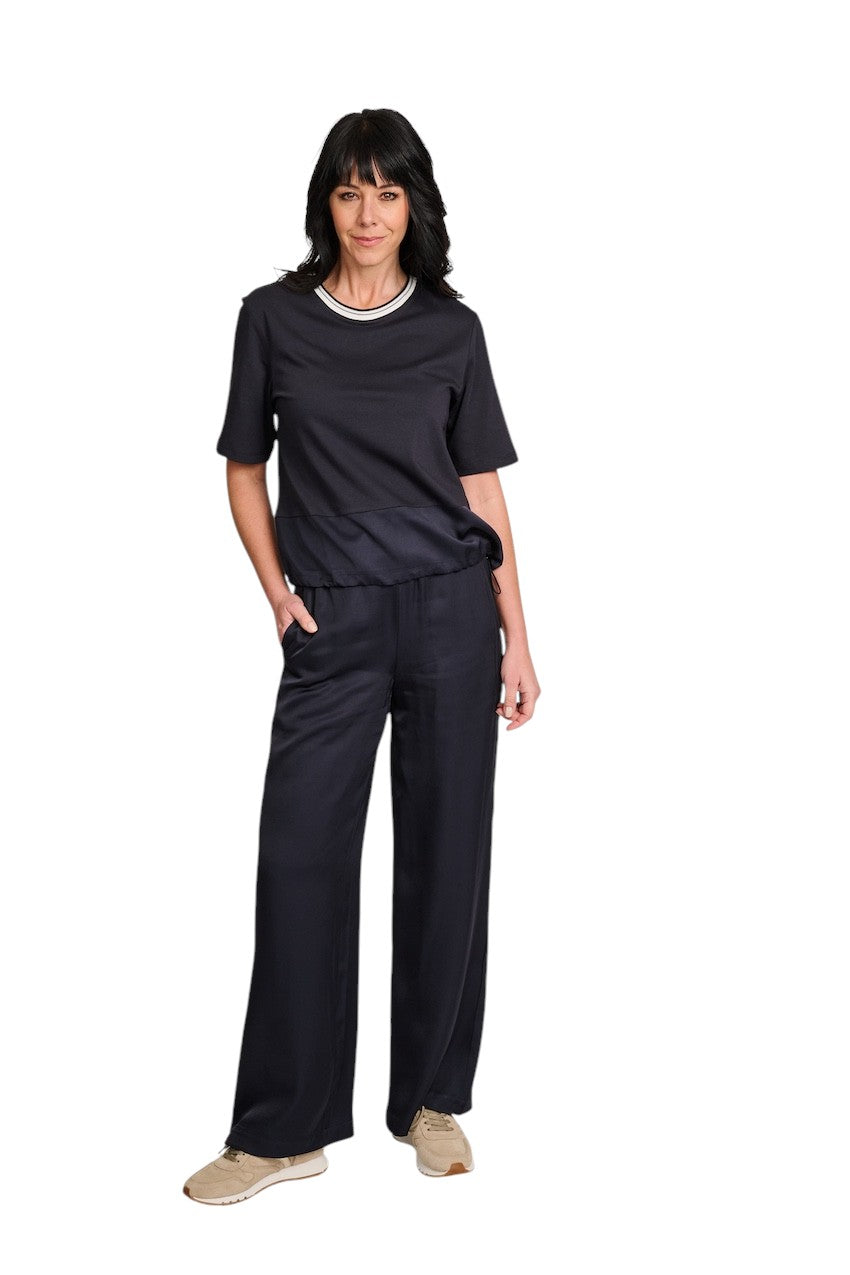 Margittes t-shirt dames marine