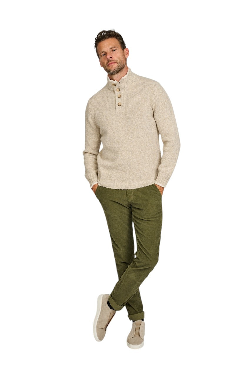Mason'S Men broek heren khaki 9PN2R3073N4VBE014464