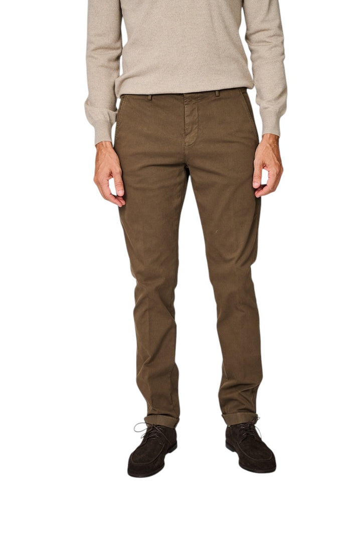 Mason'S Hombres Pantalones deportivos para hombre, marrones, Torino Elegance