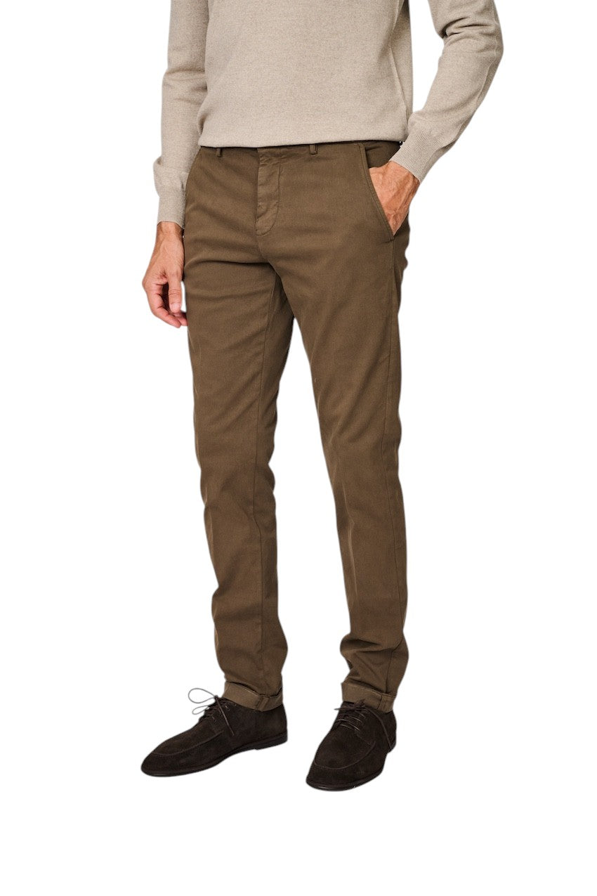 Mason'S Hombres Pantalones deportivos para hombre, marrones, Torino Elegance