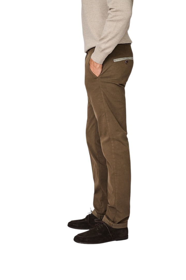Mason'S Hombres Pantalones deportivos para hombre, marrones, Torino Elegance