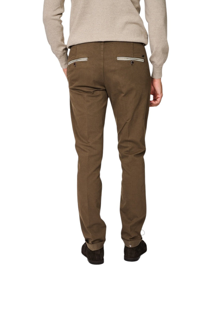 Mason'S Hombres Pantalones deportivos para hombre, marrones, Torino Elegance