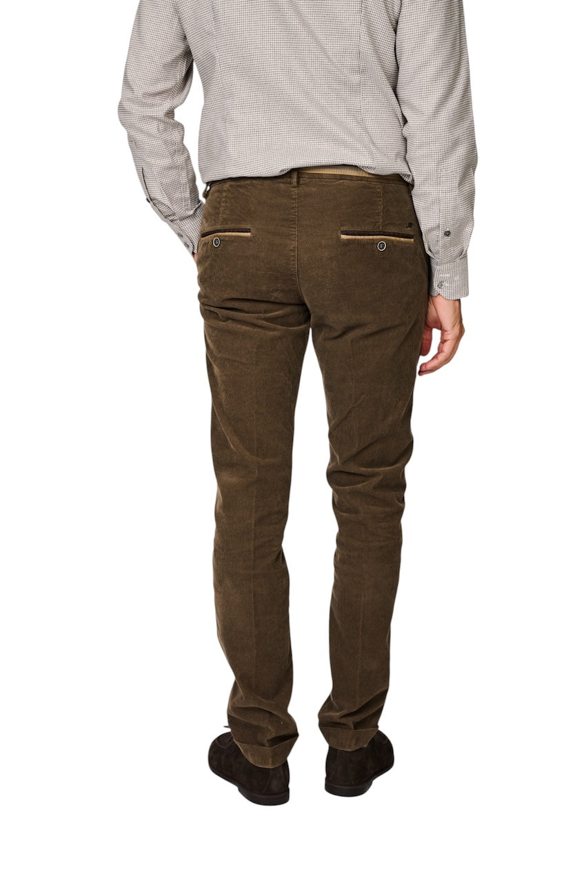 Mason'S Men Men's Brown Torino Winter Athletic Pants