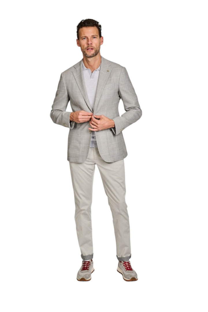 Mason'S Men sportieve broek heren grijs Torino Travel 9PF2R4971MBE097 196