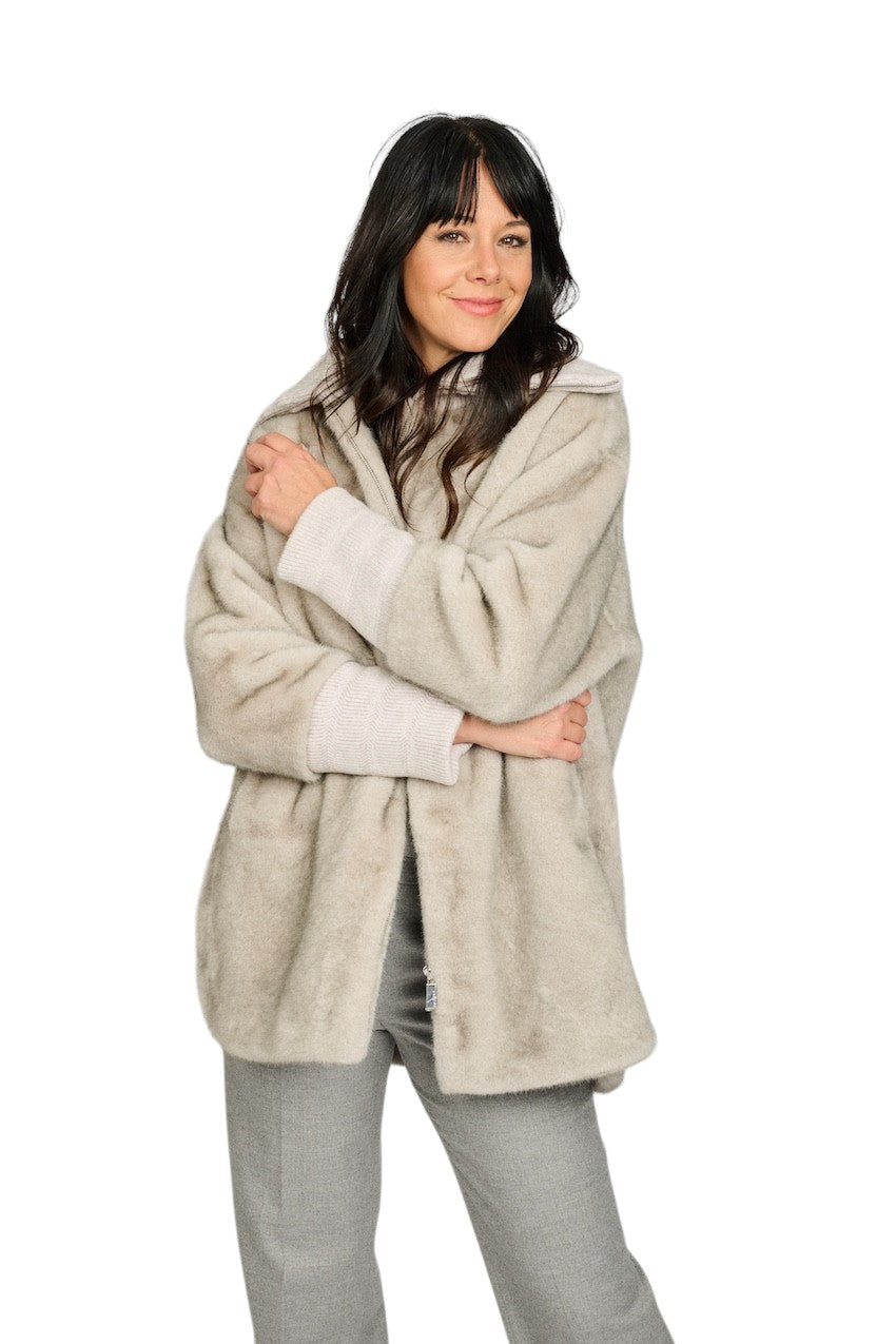 Max&Moi vest dames grijs VALERIO LIGHTGREY