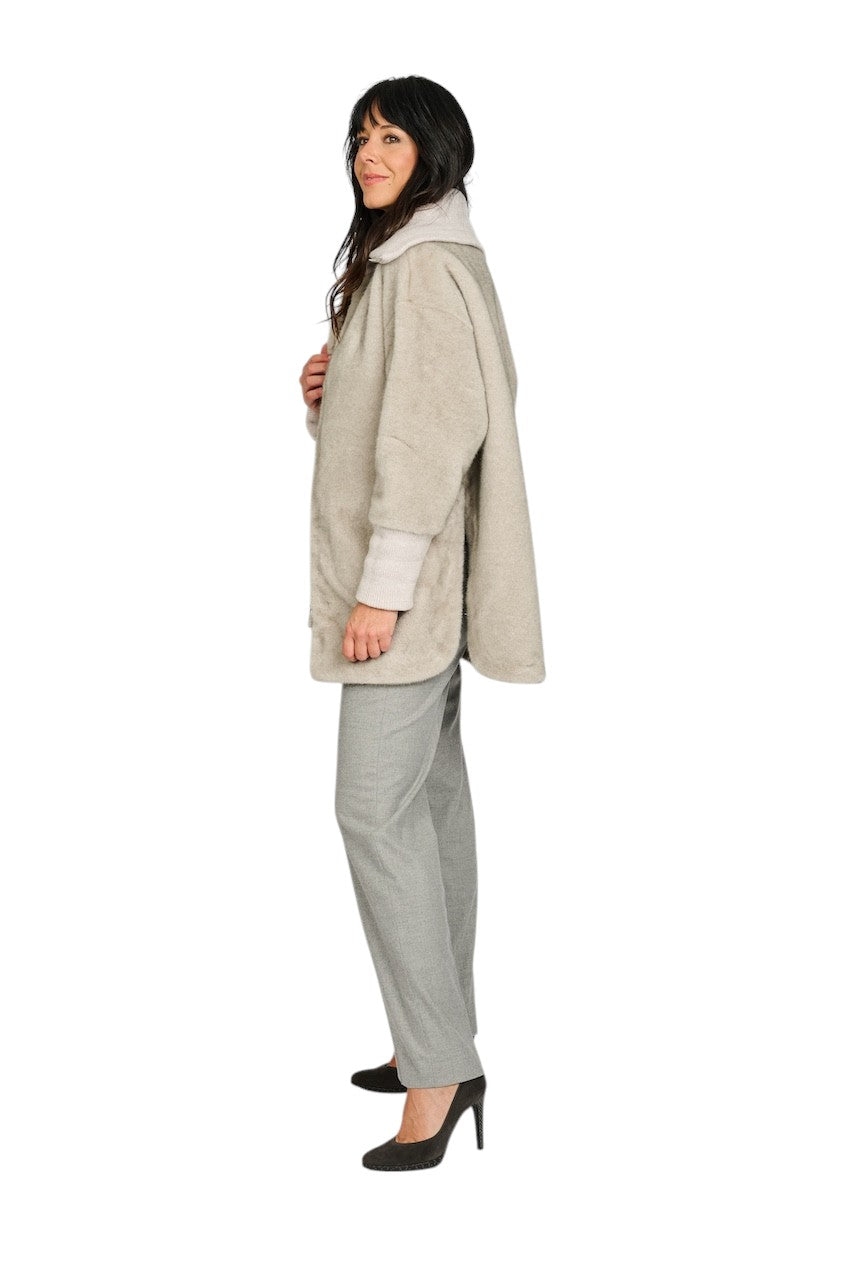 Max&Moi vest dames grijs VALERIO LIGHTGREY
