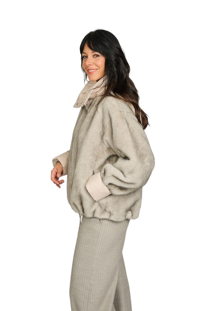 Max&Moi vest dames grijs VANESSA LIGHTGREY