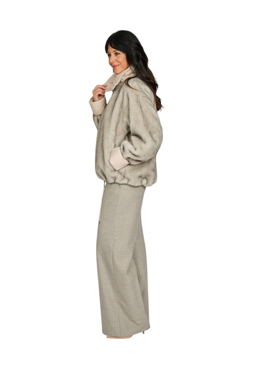 Max&Moi vest dames grijs VANESSA LIGHTGREY