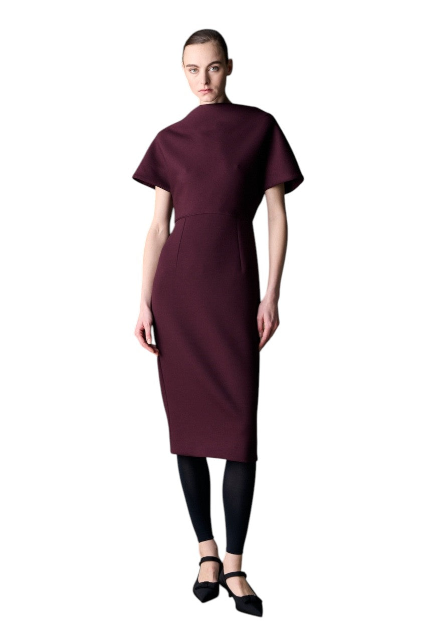 Natan Collection kleedje dames aubergine FORMAT-J8ZN01 125