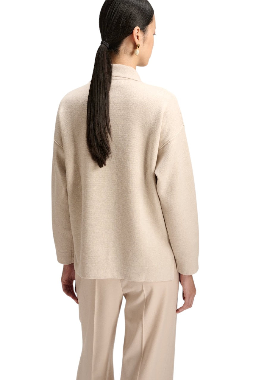 Natan Collection pull trui dames greige MIKA-WOOL 170