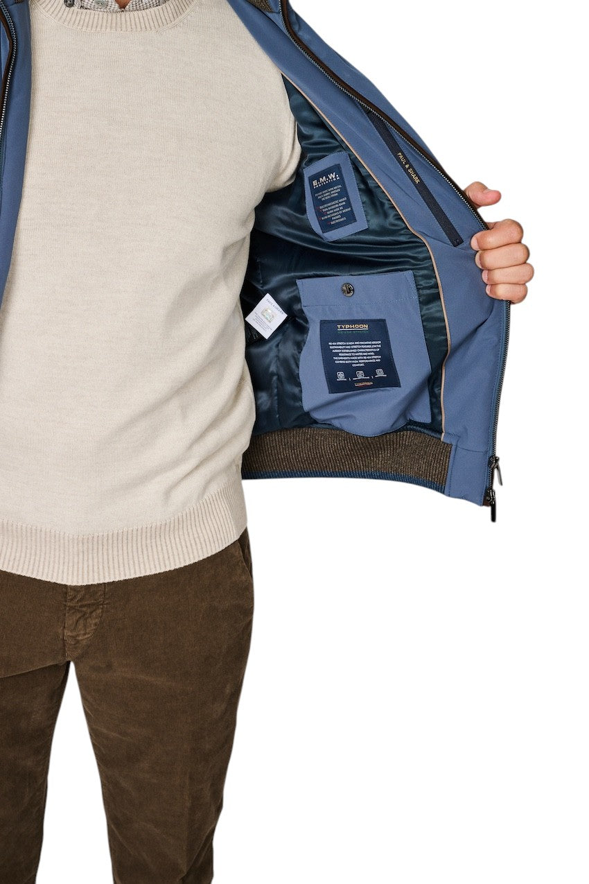 Paul & Shark parka heren blauw 14312060 635