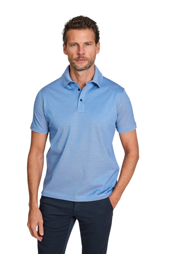Paul & Shark polo shirt heren ciel 26411205 807