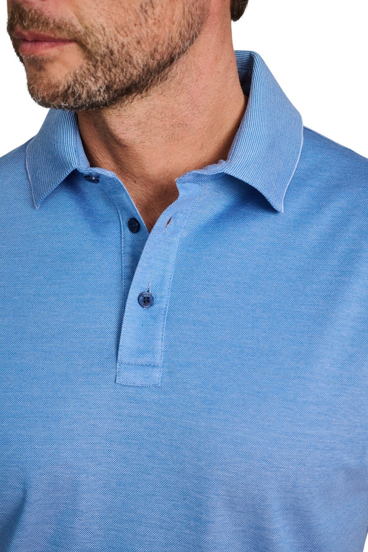 Paul & Shark polo shirt heren ciel 26411205 807