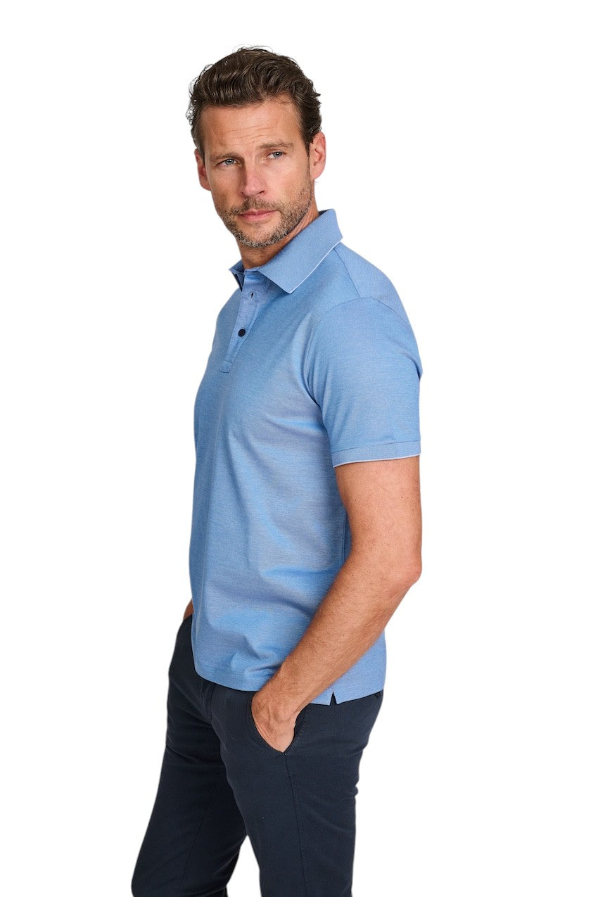 Paul & Shark polo shirt heren ciel 26411205 807