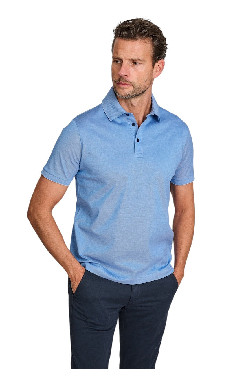 Paul & Shark polo shirt heren ciel 26411205 807