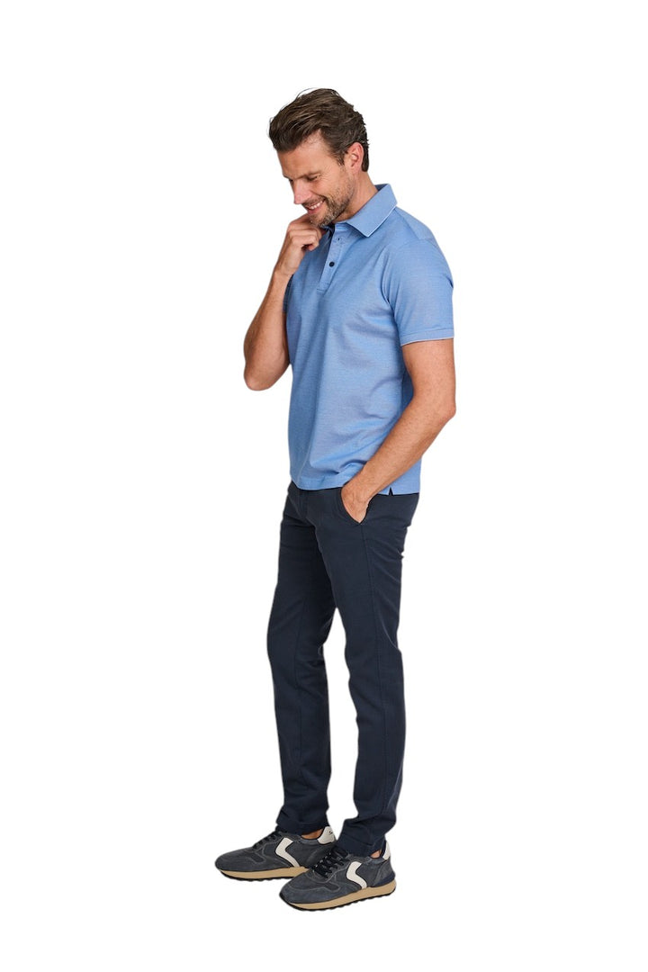 Paul & Shark polo shirt heren ciel 26411205 807