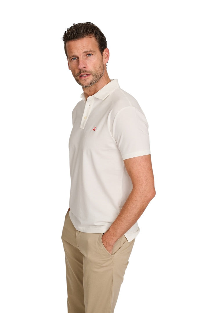 Peuterey polo shirt korte mouwen heren wit PEU5471 99012182 730