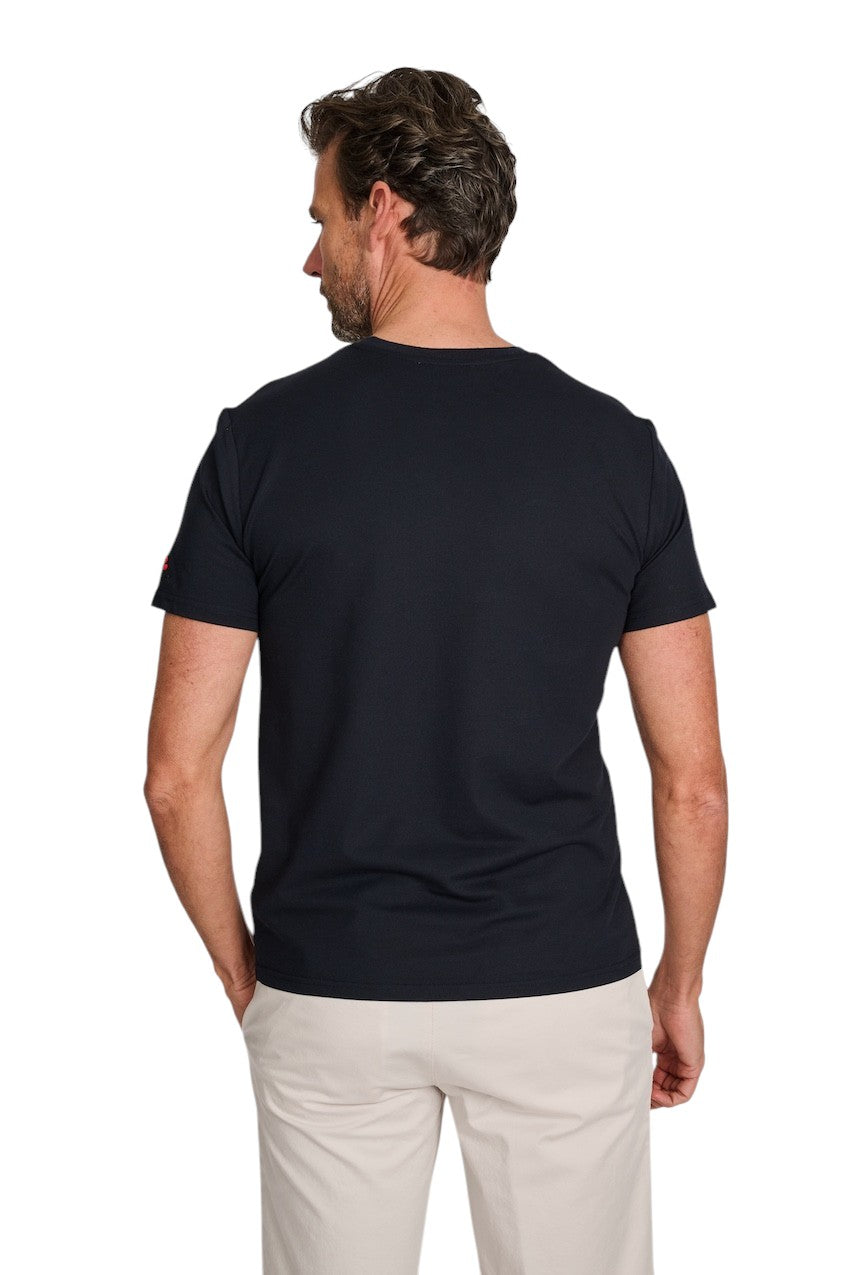 Peuterey t-shirt korte mouwen heren donker blauw PEU5470 99012182 215