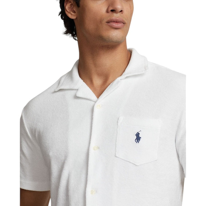 Polo Ralph Lauren Men hemd korte mouwen heren wit Custom fit 710899170002