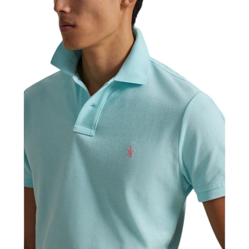 Polo Ralph Lauren Men polo shirt heren groen Custom slim fit 710680784511