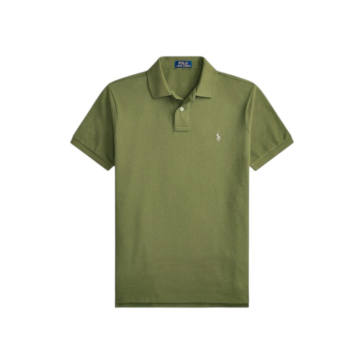 Polo Ralph Lauren Men polo shirt heren khaki Custom slim fit 710680784518