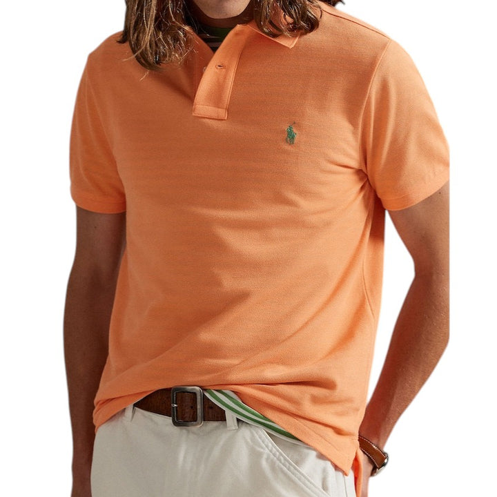 Polo Ralph Lauren Men polo shirt heren oranje Custom slim fit 710680784465