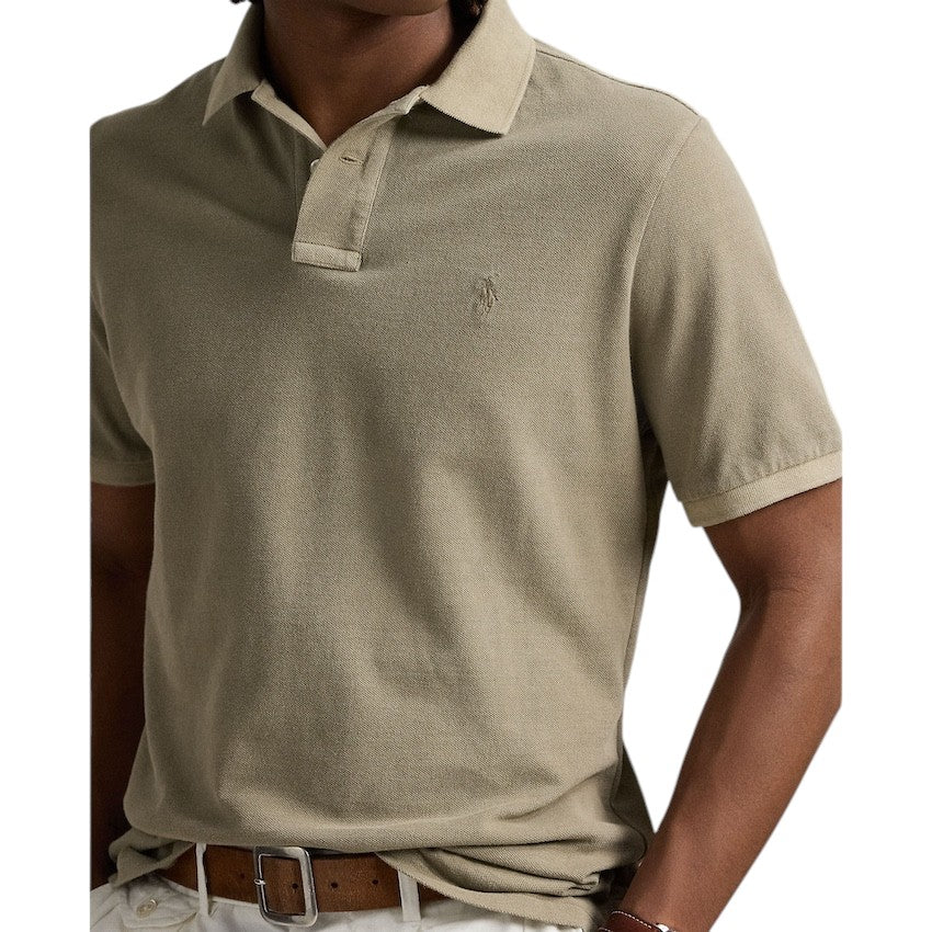 Polo Ralph Lauren Men polo shirt korte mouwen heren olijf Custom slim fit 710969626006