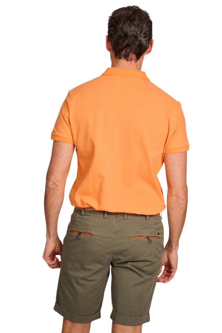 Polo Ralph Lauren Men polo shirt korte mouwen heren oranje custom slimfit