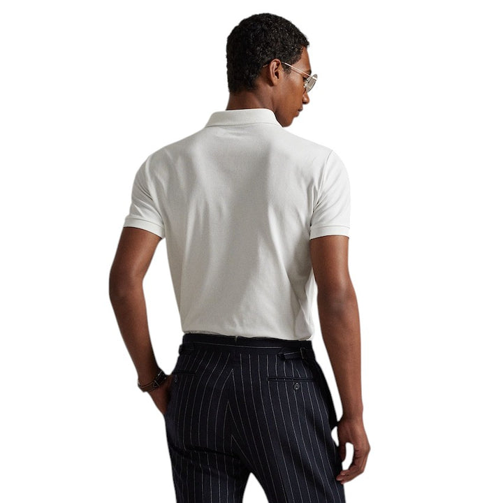 Polo Ralph Lauren Men polo shirt korte mouwen heren wit custom slim fit 710941439002