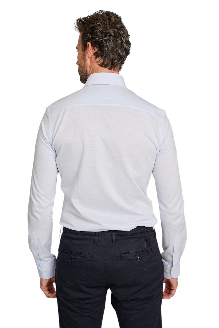 Profuomo hemd heren blauw PPXH10033B