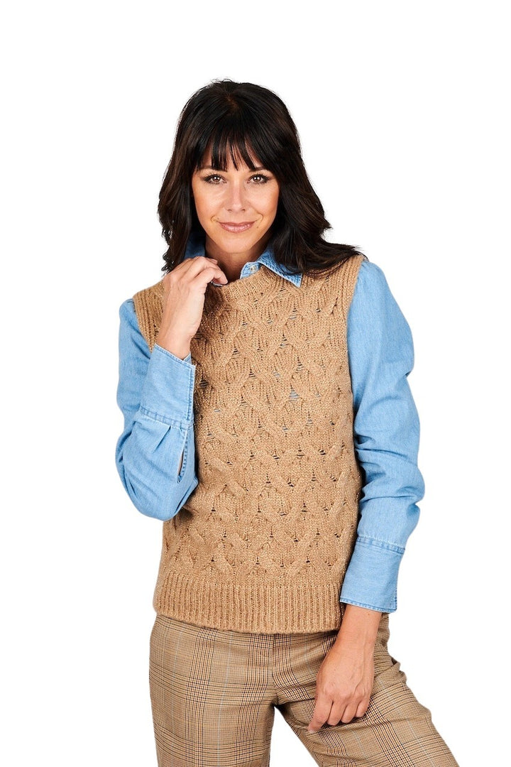 Riani pull trui dames cognac