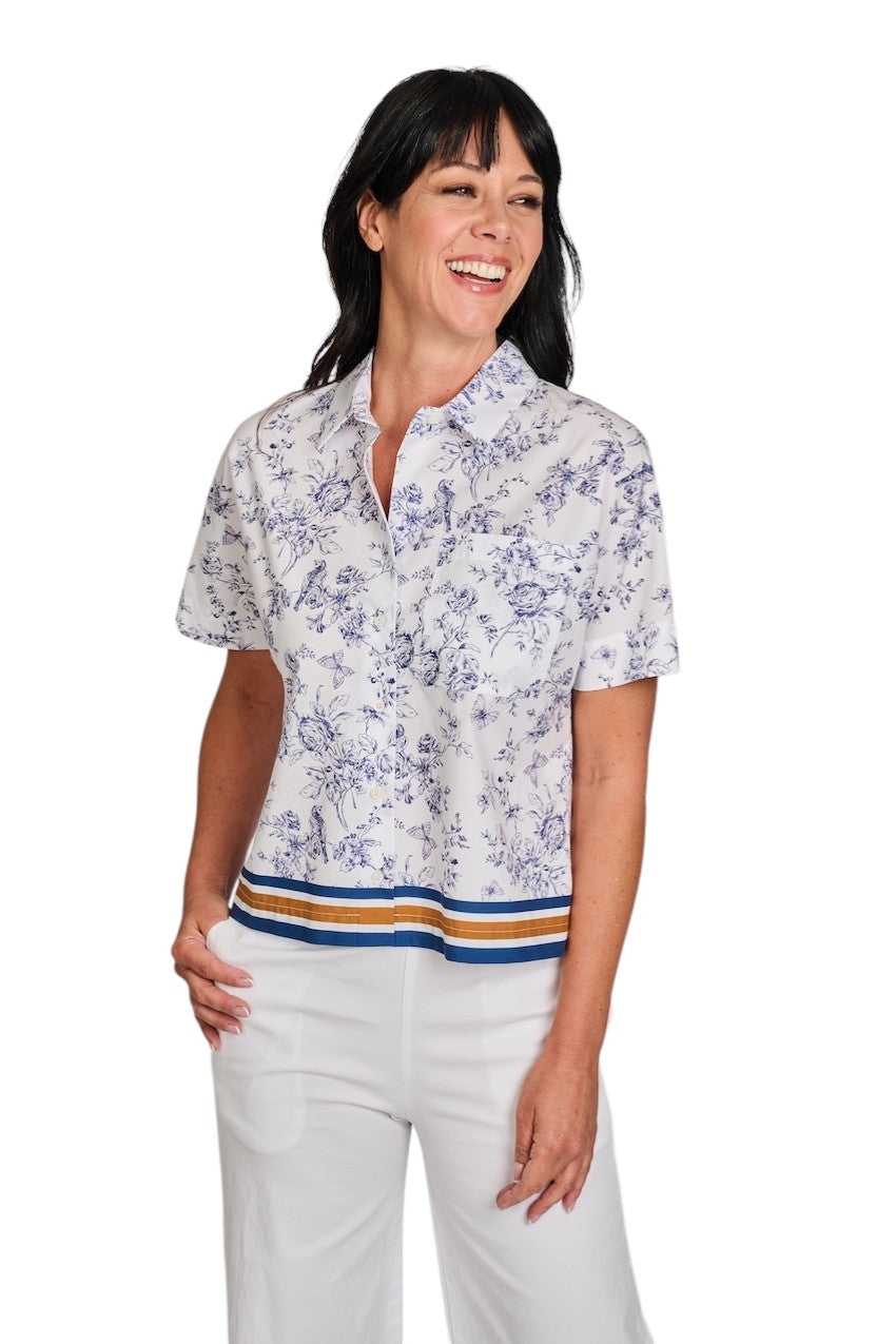 Robert Friedman blouse dames wit M453WILMAL 01