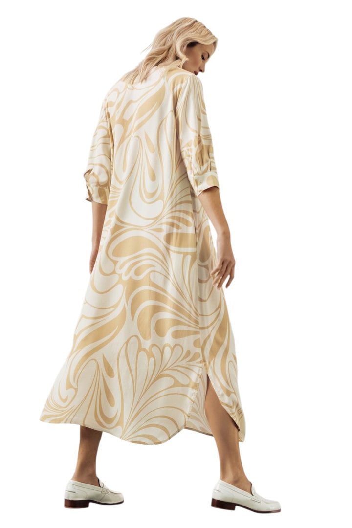 Scapa Flow Kleid Damen leicht beige Yolijn