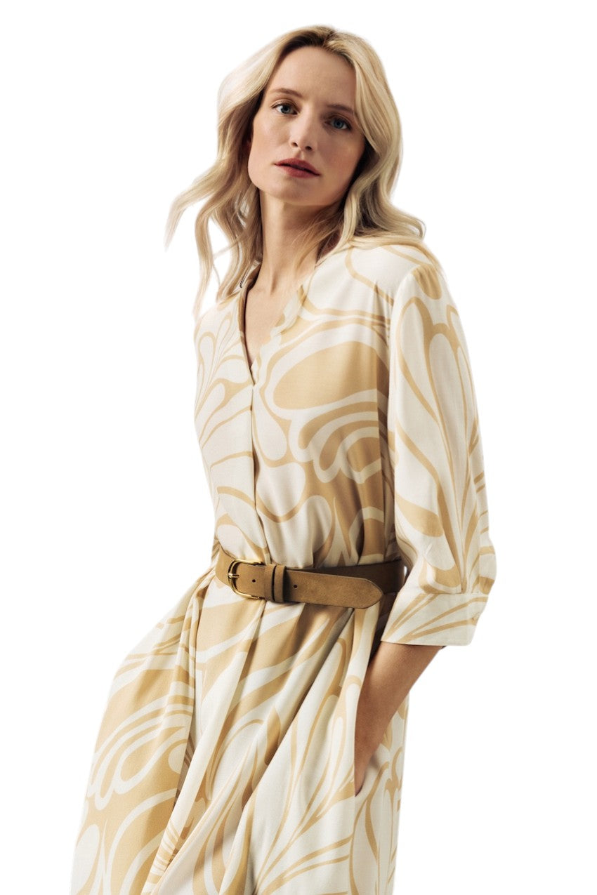 Scapa Flow Kleid Damen leicht beige Yolijn