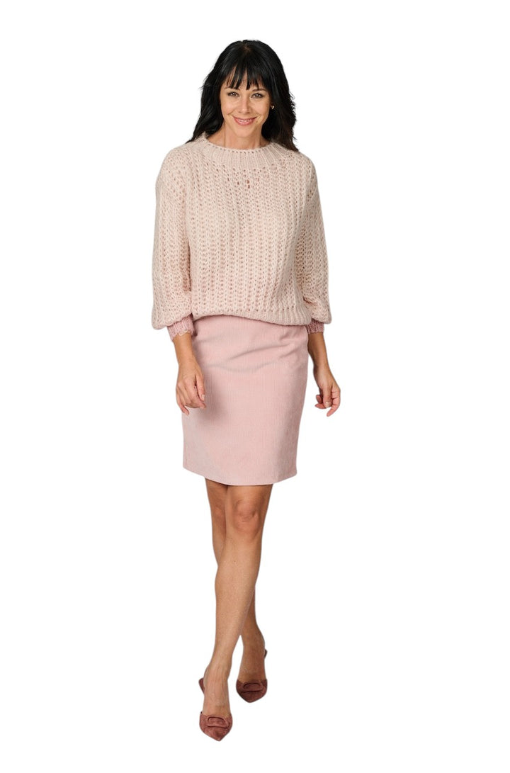 Scapa Flow pull trui ronde hals dames roze DINA