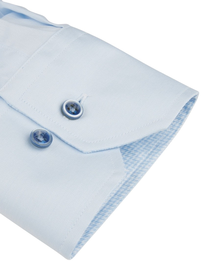 Stenstroms Men hemd lange mouwen heren licht blauw Fitted Body 6847511505 100
